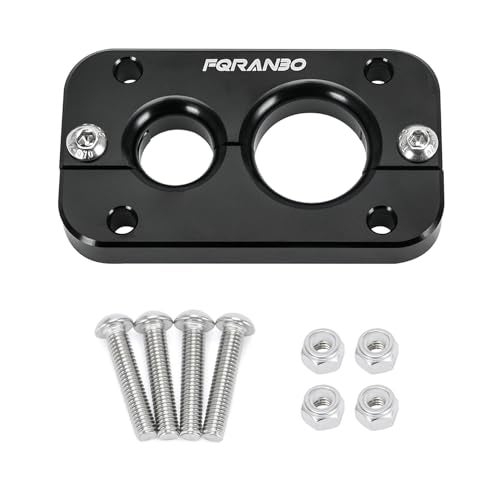 FQRANBO 01232023 Firewall Pass Through for Holley Terminator X Max Eliminates Gromet in fire Wall- Bulkhead Wiring Harness (Black) - Image 1