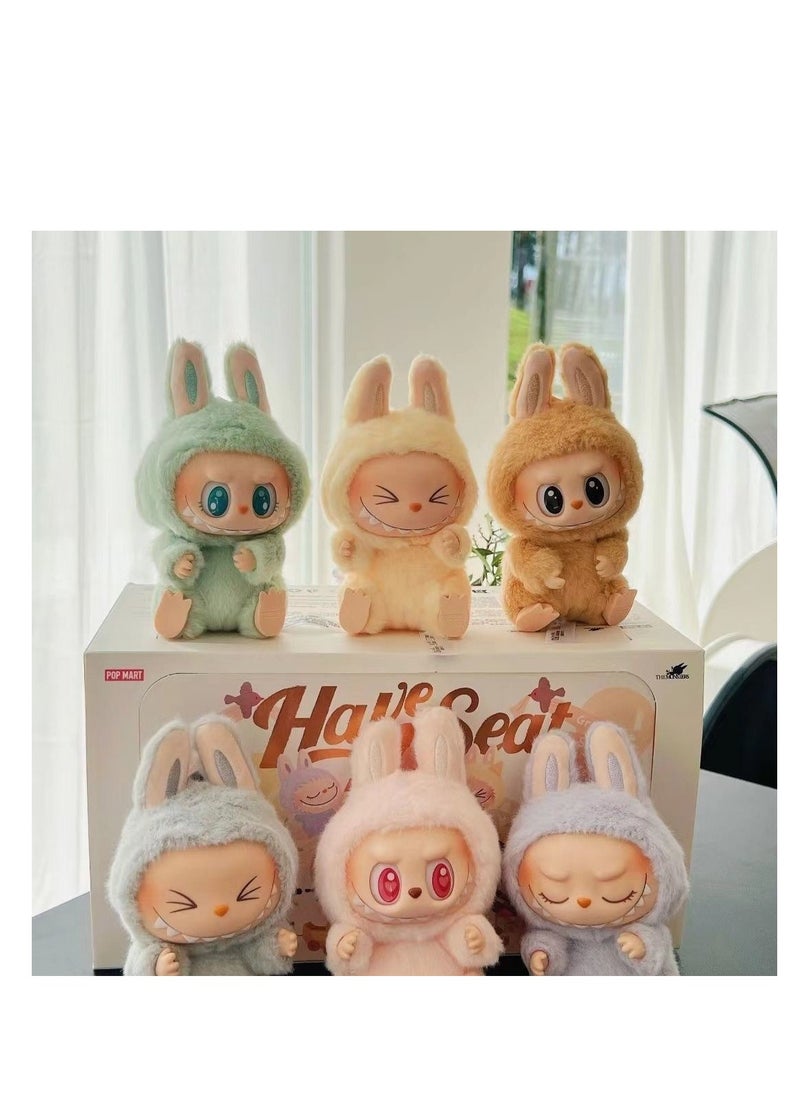 POP MART 6 Pcs Plush Toy POP MART THE MONSTERS Labubu  Plush Cartoon  Stars  Plush Doll for Kids Adults Fans Holiday Gift  - Image 2