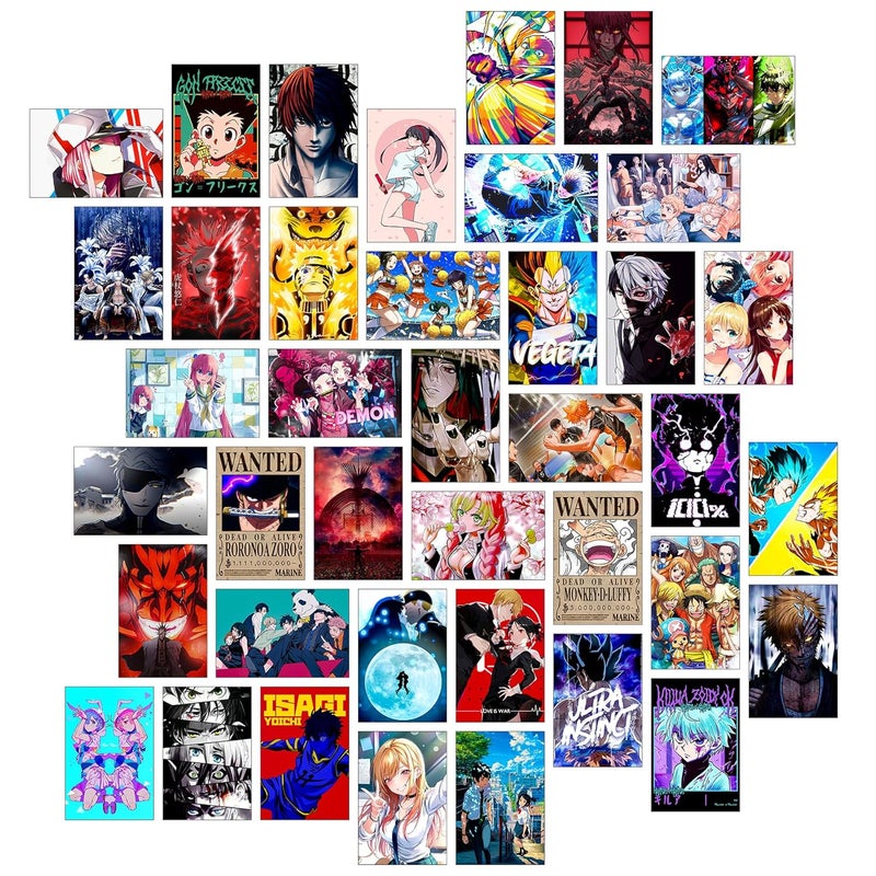 Thepaper9store anime wall collage kit (MIx anime) - Image 1