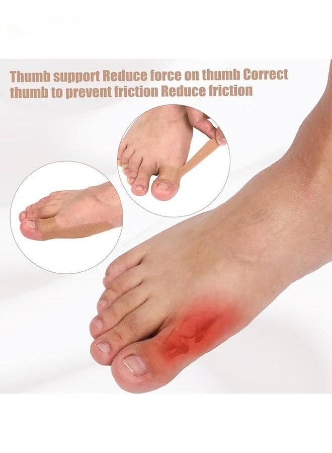 Generic 20 Pairs Big Toe Valgus Orthotics Bunion corrector，for overlapping Toes, Self-Adhesive Toe Brace Big Toe Straighteners, Breathable Toe Corrector Big toe valgus orthotics - Image 3