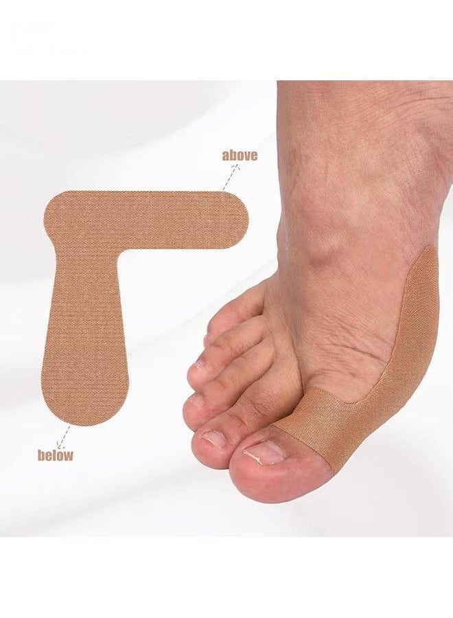 Generic 20 Pairs Big Toe Valgus Orthotics Bunion corrector，for overlapping Toes, Self-Adhesive Toe Brace Big Toe Straighteners, Breathable Toe Corrector Big toe valgus orthotics - Image 4
