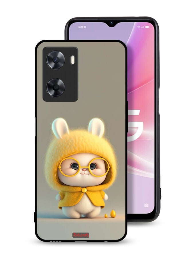 Tolwak Oppo A77 4G Protective Case Cover Baby Rabbit - Image 1