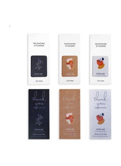 Y&D Box Seal Stickers, Thank You Package Labels, Adhesive Labels Decorative Baking Gift Bags Packaging Decals, for Cards Envelope Boxes Seals Stickers (3 Pack-150Pcs)  - Image 1