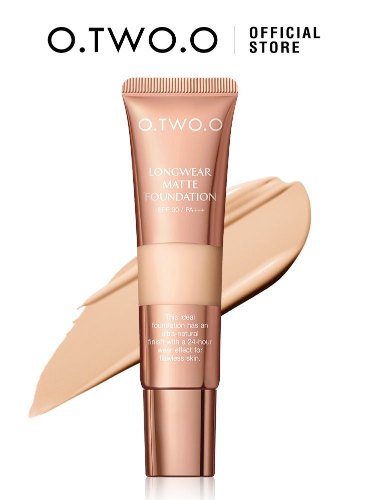 O.TWO.O Long-lasting Matte Foundation with SPF30 - No. N120 - Image 1