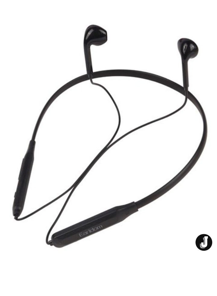 JAJEEK "ET-BH75 Neckband Bluetooth Earphone – Comfortable Fit & High-Quality Sound (Black)" - Image 4