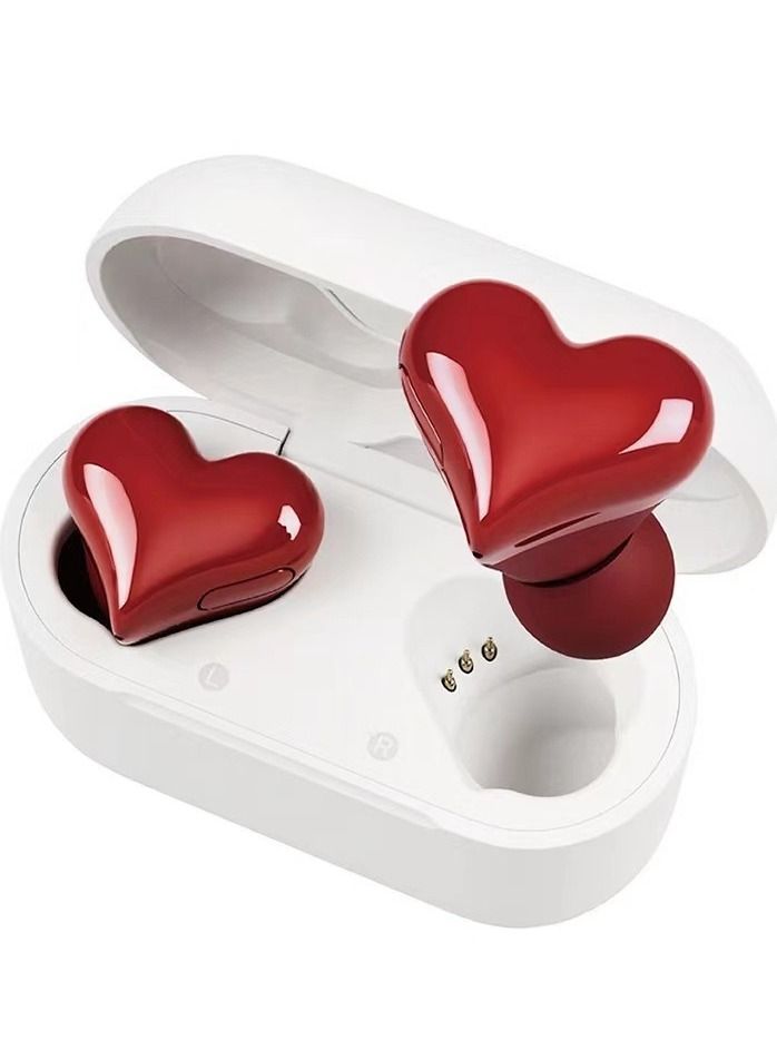 mmiaoyan Mmiaoyan Heart Shape Earphone For Young Girls Wireless Earbuds ZD7E3E5E1BB43756A9613Z