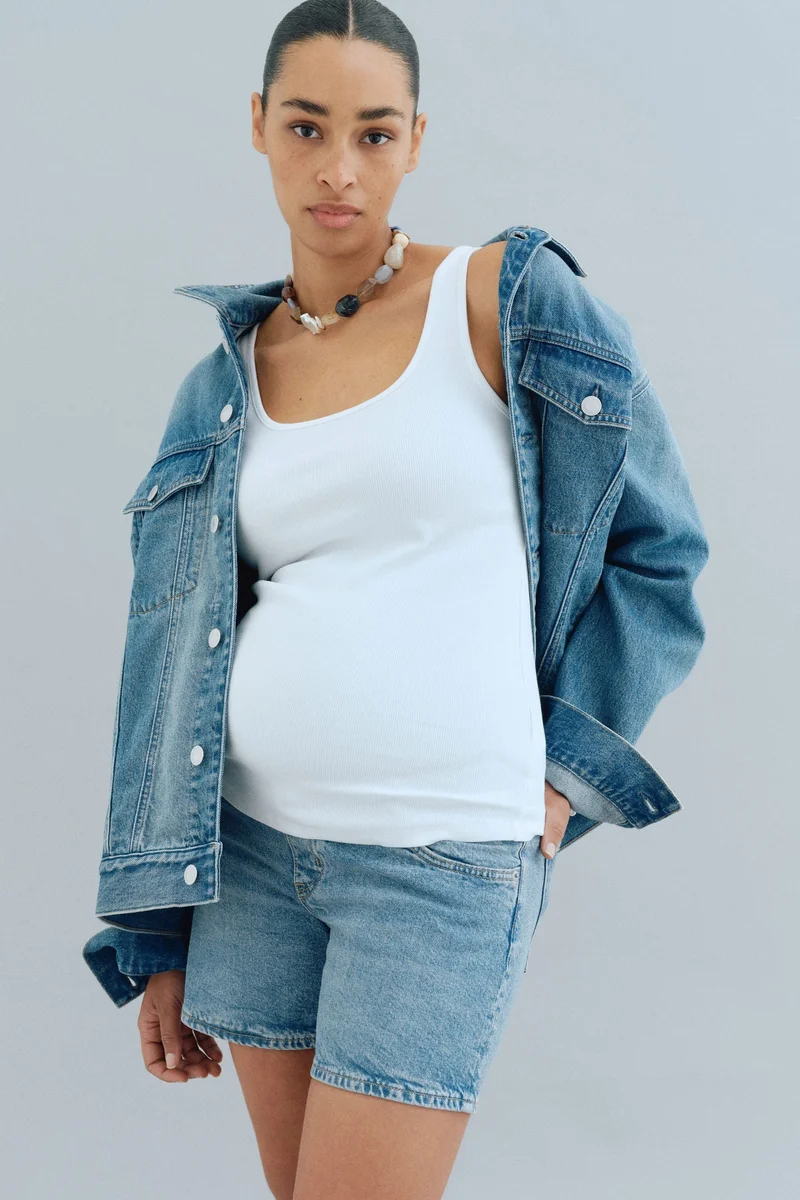 H&M MAMA Denim shorts