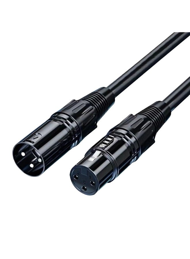 ARUWA XLR Cables, Microphone Cables (10 ft 4N OFC WIRE) XLR Male to XLR Female Balanced 3 PIN Mic Cables. Compatible with Preamps Speaker Systems and More, 6MM PVC Jacket  - Image 1