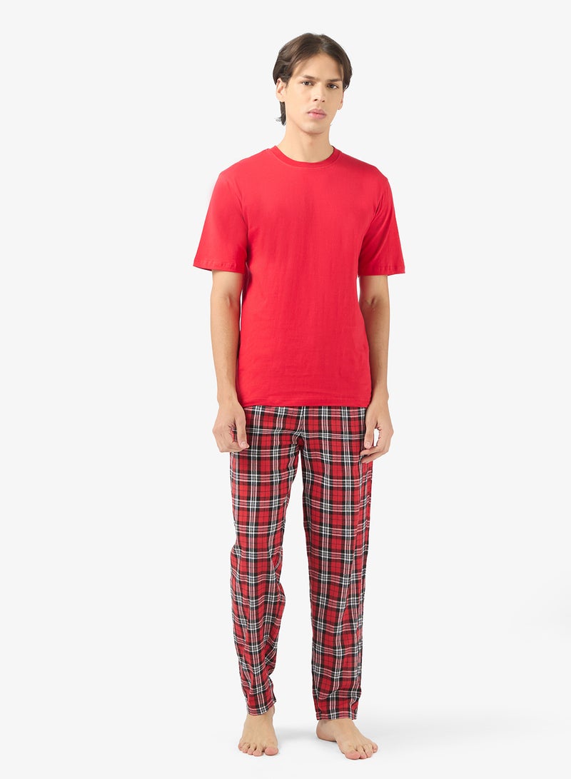 سفنتي فايف طقم بيجامة قميص وبنطلون - Image 1