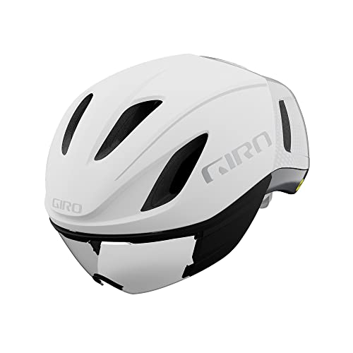 Giro Vanquish MIPS Cycling Helmet - Matte White Silver Medium - Image 1