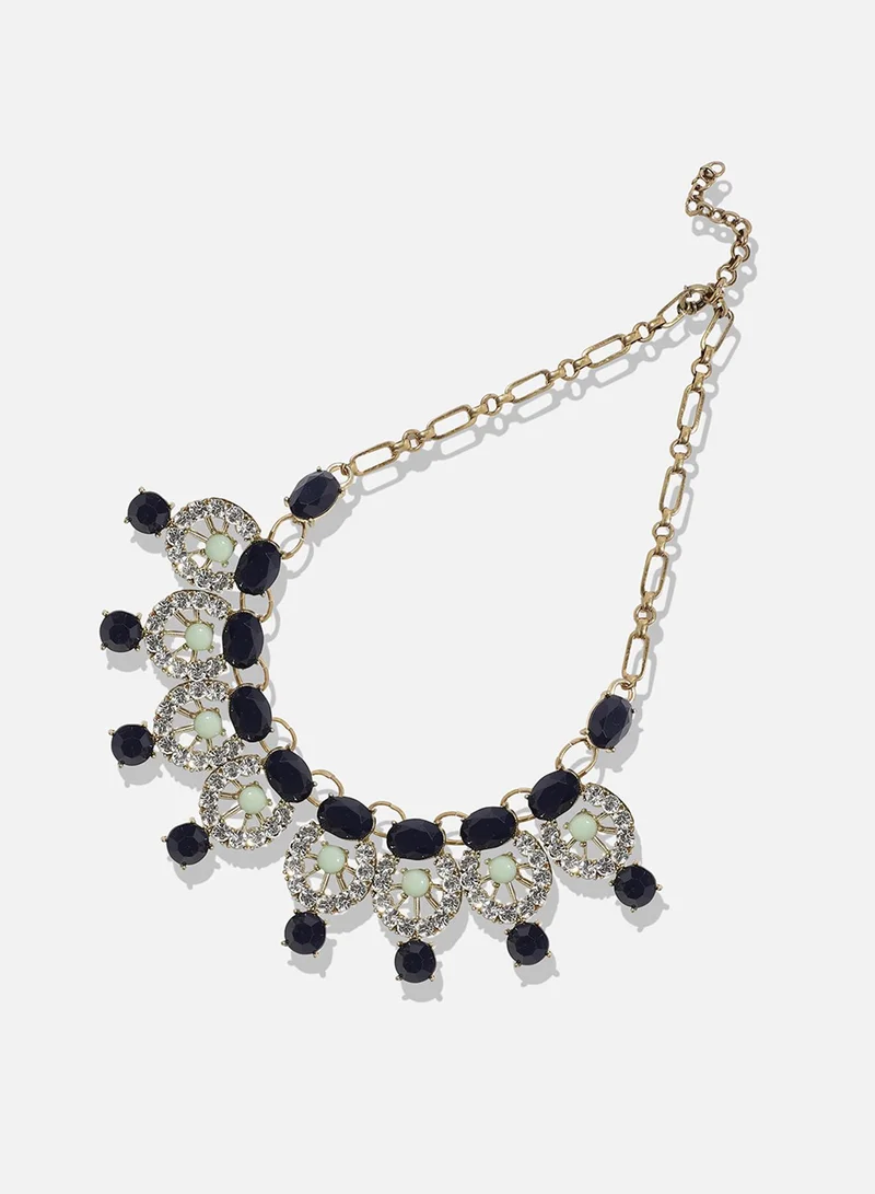 SOHI Designer Statement Stone Artificial Necklace Jewellery