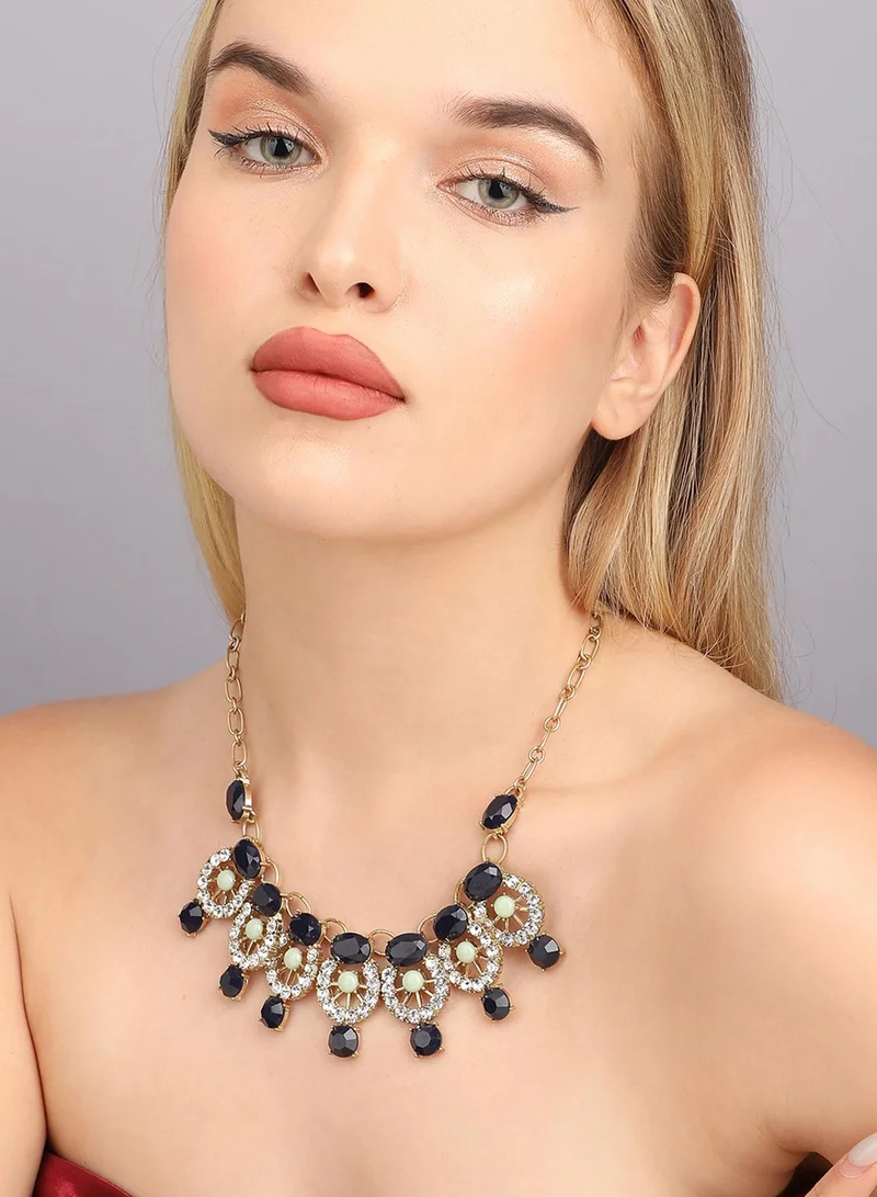 Sohi  Designer Statement Stone Artificial Necklace Jewellery for Women | Best Price UAE