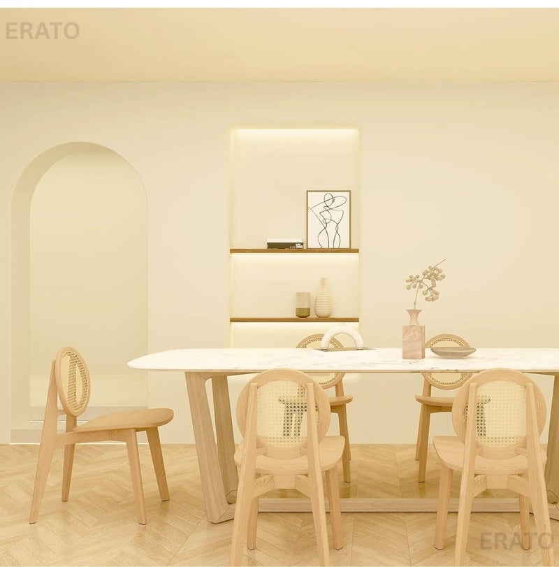 ERATO Matte Wallpaper Peel & Stick Vinyl Contact Paper Self Adhesive Removable Wallpaper for Kitchen Cabinet Furniture Countertop Waterproof Wallpaper (24"x200" Inch, Beige Matte) - Image 2
