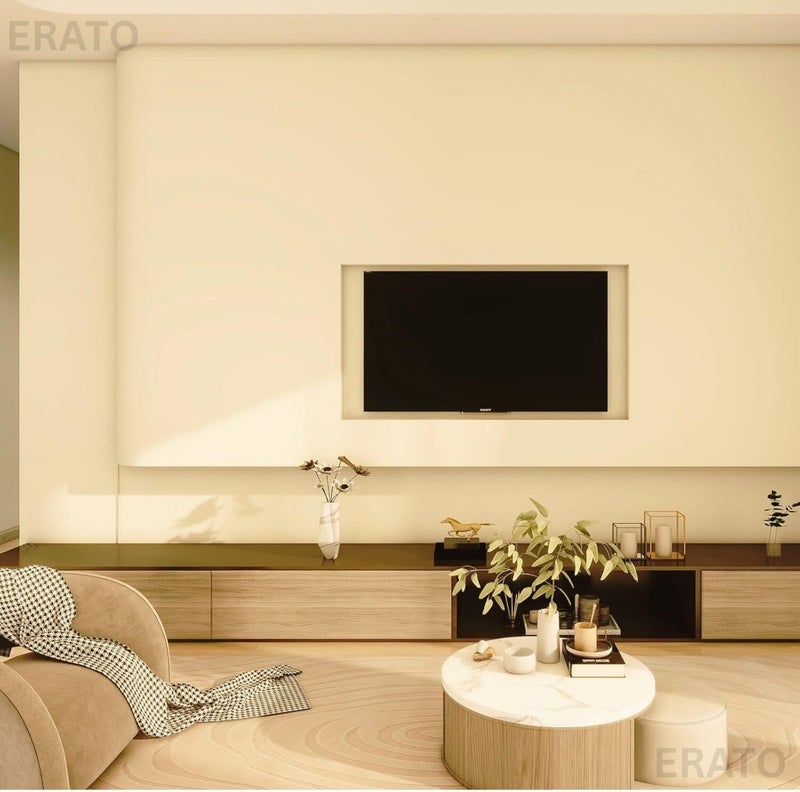 ERATO Matte Wallpaper Peel & Stick Vinyl Contact Paper Self Adhesive Removable Wallpaper for Kitchen Cabinet Furniture Countertop Waterproof Wallpaper (24"x200" Inch, Beige Matte) - Image 4