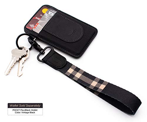 POCKT Lanyard for Keys Wristlet Strap Key Chain Holder for Men and Women - Cool Hand Wrist Lanyards for Keys and Wallets | Plaid - Image 4