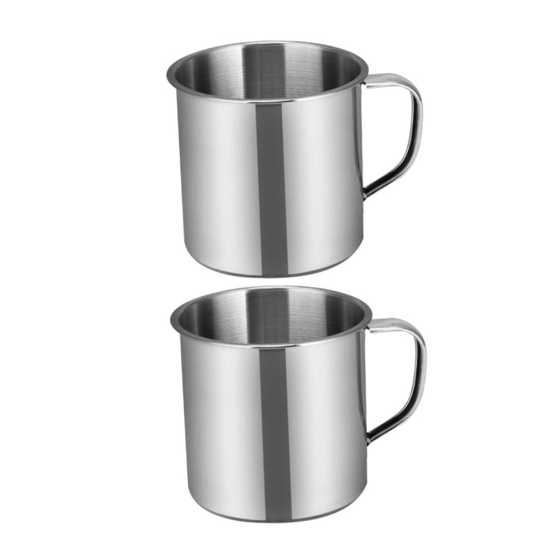 Stainless Steel Sippy Cups for Boys Girls Portable Water Mugs Set of 2 - Image 2