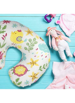 Kidz Klub Kidz Klub Hermione Bloom Nursing Pillow -100% Cotton Printed Kids  Design -Nursing Support for Breastfeeding Bottle Feeding and Bonding- Size :  60 x 58 x 15cm  - Image 4