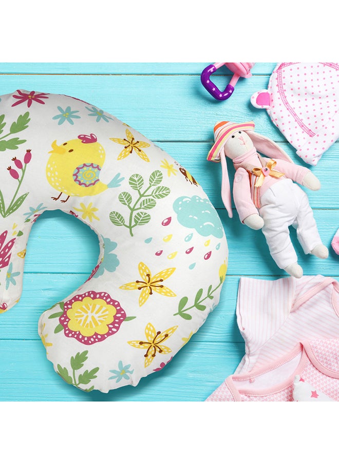 Kidz Klub وسادة التمريض هيرمione بلوم من كيدز كلوب - 100% قطن تصميم للأطفال - دعم الرضاعة الطبيعية ورضاعة الزجاجة وتعزيز الروابط - الحجم: 60 × 58 × 15 سم  - Image 4