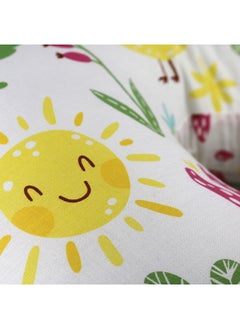 Kidz Klub Kidz Klub Hermione Bloom Nursing Pillow -100% Cotton Printed Kids  Design -Nursing Support for Breastfeeding Bottle Feeding and Bonding- Size :  60 x 58 x 15cm  - Image 5