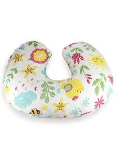 Kidz Klub Kidz Klub Hermione Bloom Nursing Pillow -100% Cotton Printed Kids  Design -Nursing Support for Breastfeeding Bottle Feeding and Bonding- Size :  60 x 58 x 15cm  - Image 2