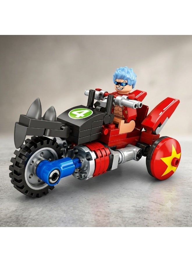One Piece character, Christmas gift housewarming gift building blocks educational toy classic anime Luffy construction toy One Piece Chopper Sanji Zoro - Image 1