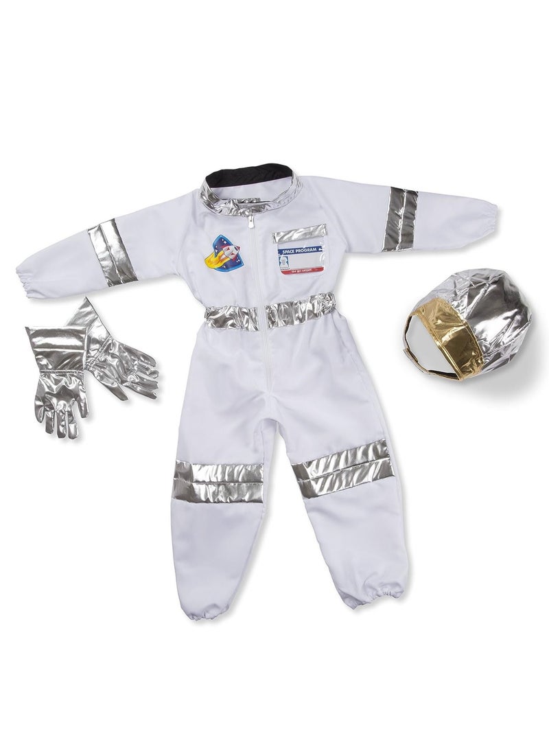 MIXDE Astronaut Costume Role Play Set - Pretend Astronaut Outfit With Realistic Accessories, Astronaut Costume For Kids And Toddlers Ages 3+ - Image 1