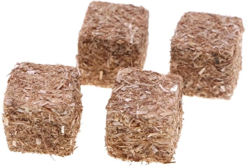 mini hay Bales 28/56pcs Mini Natural Hay Bale Straw Blocks Dollhouse Farm Garden Party Photo Prop(01,28pcs) - Image 1