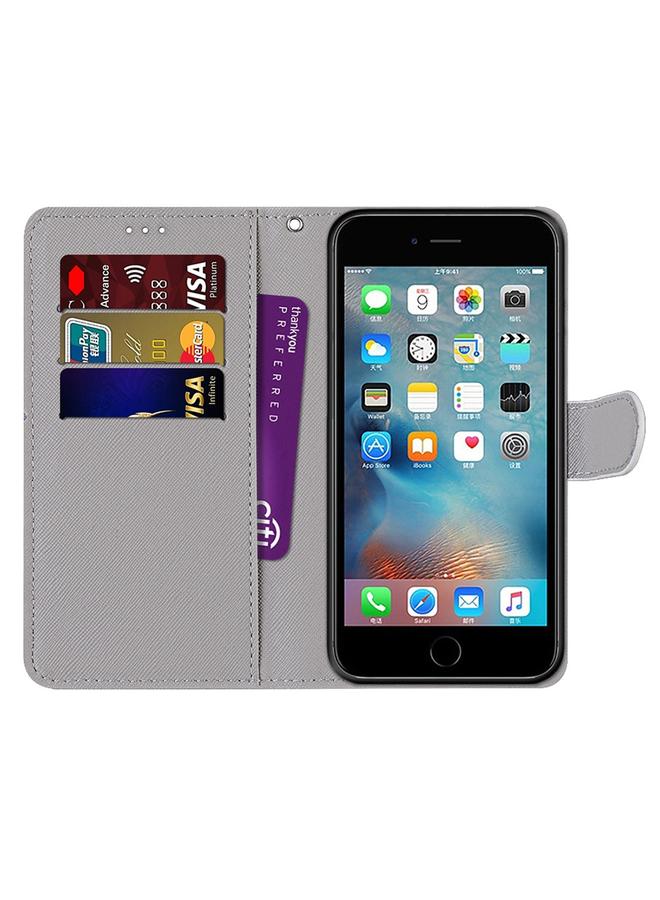 S-TOP Coloured Drawing Cross Texture Horizontal Flip PU Leather Case with Holder & Card Slots & Wallet & Lanyard For iPhone 6 / 6s - Image 3