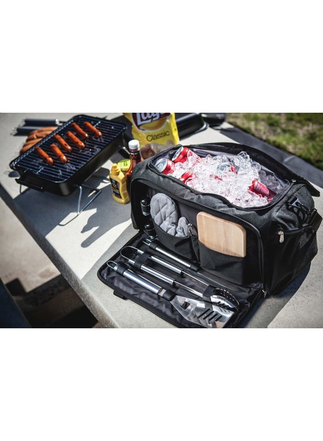 PICNIC TIME BBQ Kit Cooler Tote with Barbecue and Picnic Accessories One Size - Image 2