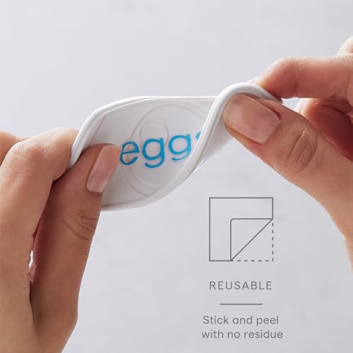 YouCopia ReStickable™ Fridge Labels, 3D Fridge Labels, Reusable Nano-Suction, White - Image 4