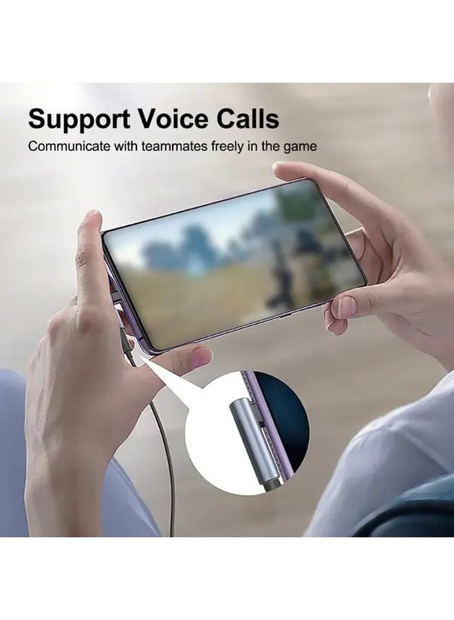 Gray USB C to 3.5mm Headphone Jack Adapter with DAC Chip for Type C Devices - Image 2