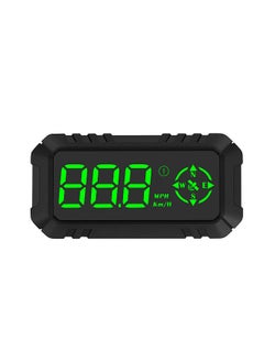 Car HUD Head-up Display Digital GPS Navigation Speedometer GPS Dual System Display Screen with Speed, Direction, Trip Distance, Overspeed Alarm, Fatigue Driving Alarm for All Vehicles