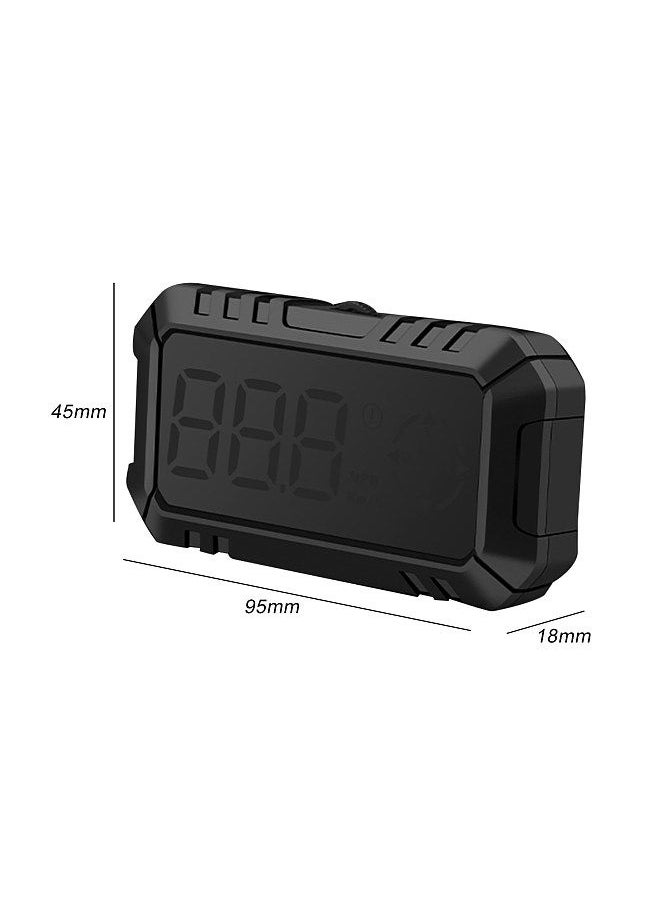 Generic - Car HUD Head-up Display Digital GPS Navigation Speedometer GPS Dual System Display Screen with Speed, Direction, Trip Distance, Overspeed Alarm, Fatigue Driving Alarm for All Vehicles - Image 1