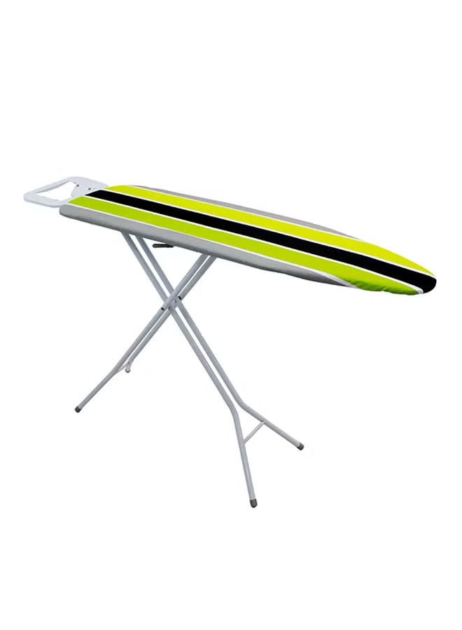 Mesh Top Ironing Board With Iron Rest Yellow 33x110centimeter