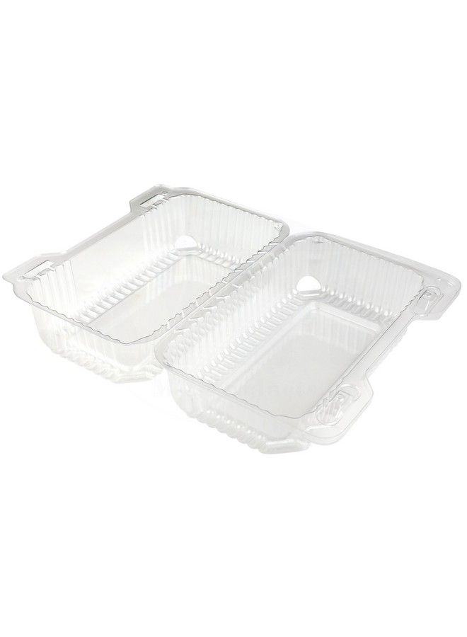 MT Products Disposable Sturdy Plastic Hinged Loaf Containers Durable Small Hoagie Container (Pack Of 40) Made In The Usa - Image 4