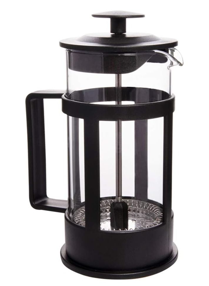 DubaiGallery French Press Coffee Maker, Coffee Tea Maker with Stainless Steel Filter, Heat Resistant Glass Coffee Press - Image 1