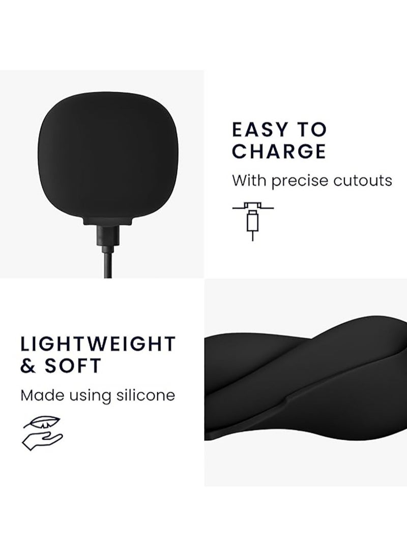 Generic حافظة لجهاز Soundcore من Anker R50i/P20i، غطاء حماية متوافق مع سماعات الأذن اللاسلكية Anker Soundcore R50i/P20i (أسود)  - Image 3
