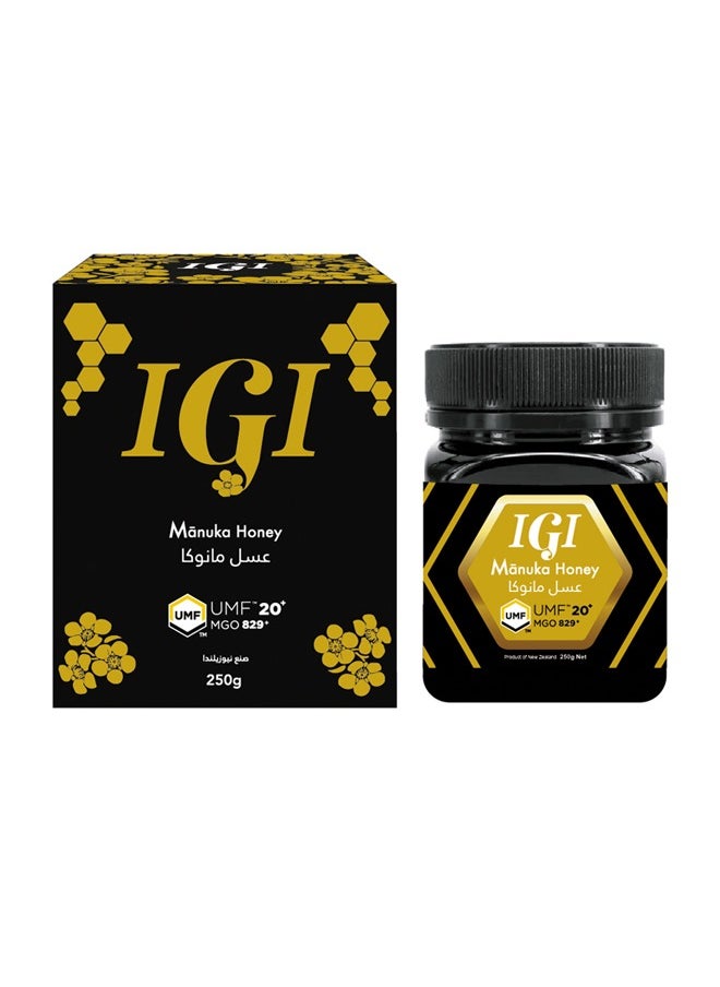 IGI Manuka Honey - IGI Manuka Honey MGO829+ UMF20 250g - Image 1