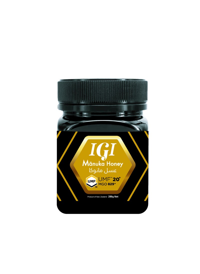 IGI Manuka Honey - IGI Manuka Honey MGO829+ UMF20 250g - Image 1