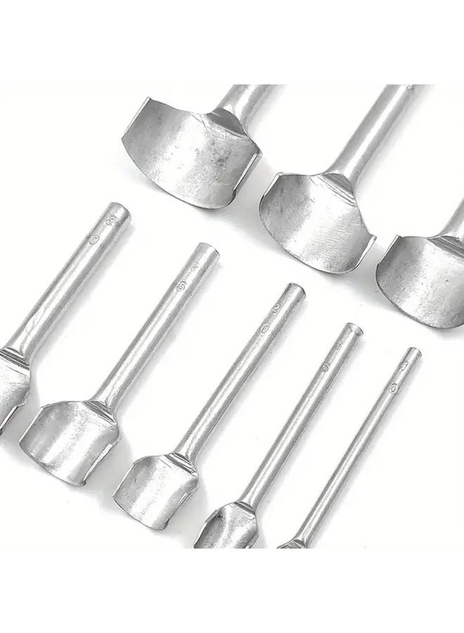 10 مم نصف جولة لكمة القاطع للجلد الاصطناعي حرفة حزام DIY أدوات 1 قطعة - Image 4