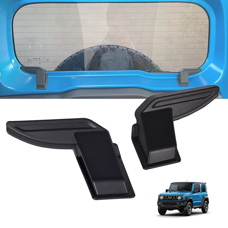 2PCS ABS Rear Windshield Heat Cable Cover Rear Defogger Guards Interior Accessories for 20192020 JB64 JB74 Suzuki Jimny