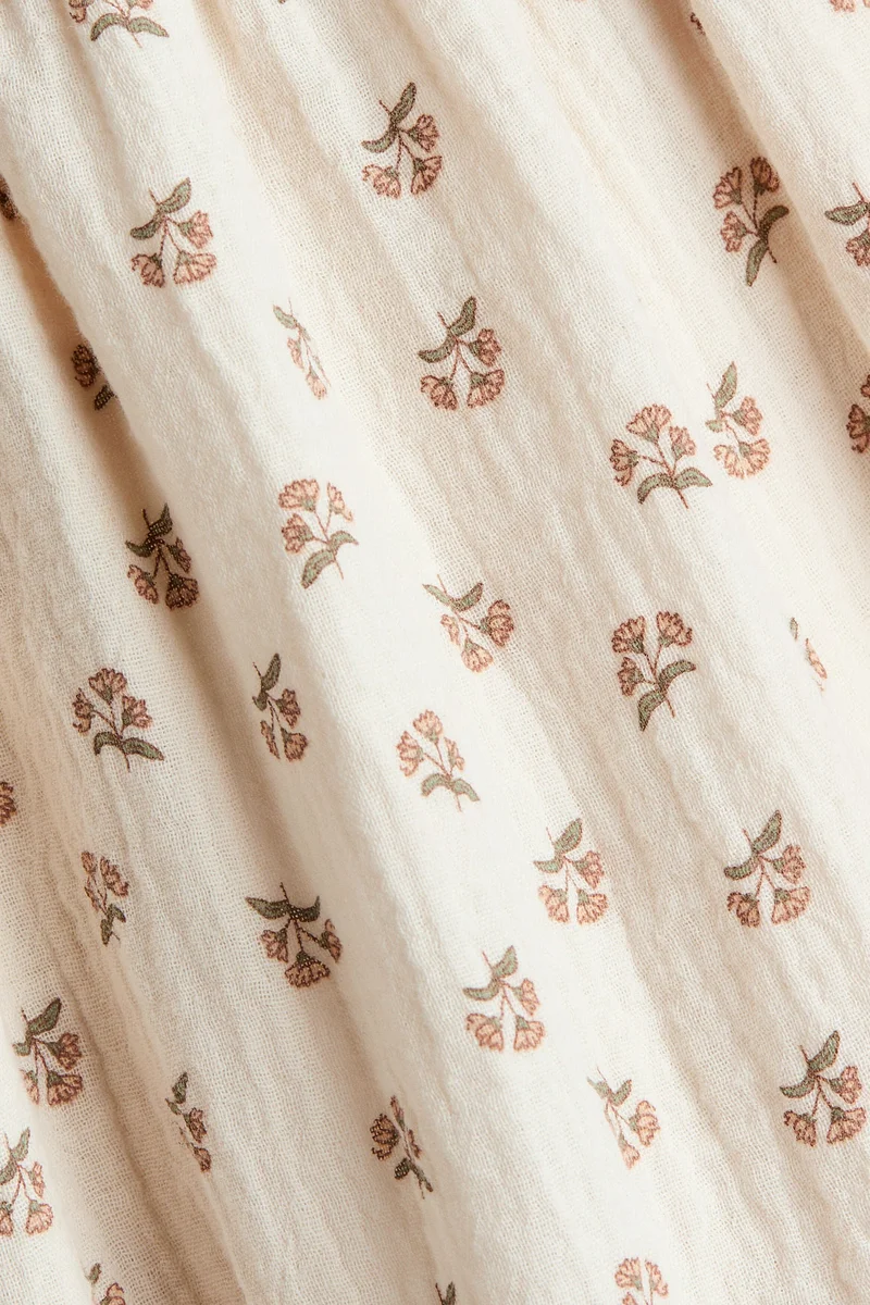 H&M Patterned cotton romper suit