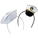 Tigerdoe Mini Sailor Hat Headbands 2 Pack Yacht Captain Costume Hats on Headbands - Image 3