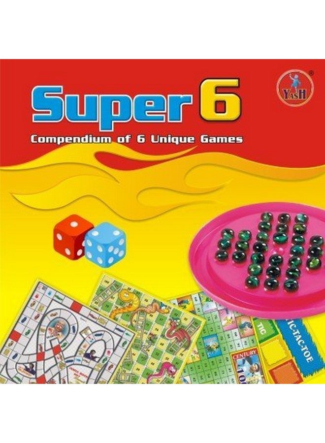 Smart Picks Smart Picks Kid Super 6 Board Game, 8 x 4 x 40 Centimeters 