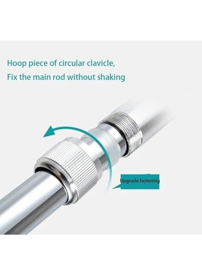 عكاز للمشي لكبار السن مصنوع من ستانلس ستيل بـ4 ارجل للامان - Image 3