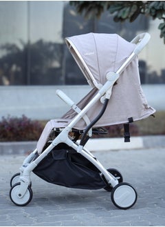 BABY PLUS BABY PLUS Ultimate Comfort Baby Stroller - Lightweight, Foldable, Adjustable Seat, Canopy & Safety Belt, For Infants & Toddlers, 0-3 Years (GREY)  - Image 2
