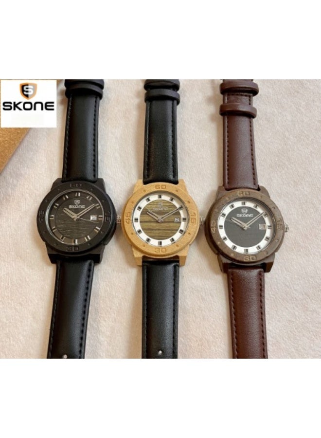 SKONE Each Piece Is A Unique Wooden Dial Watch - Image 2