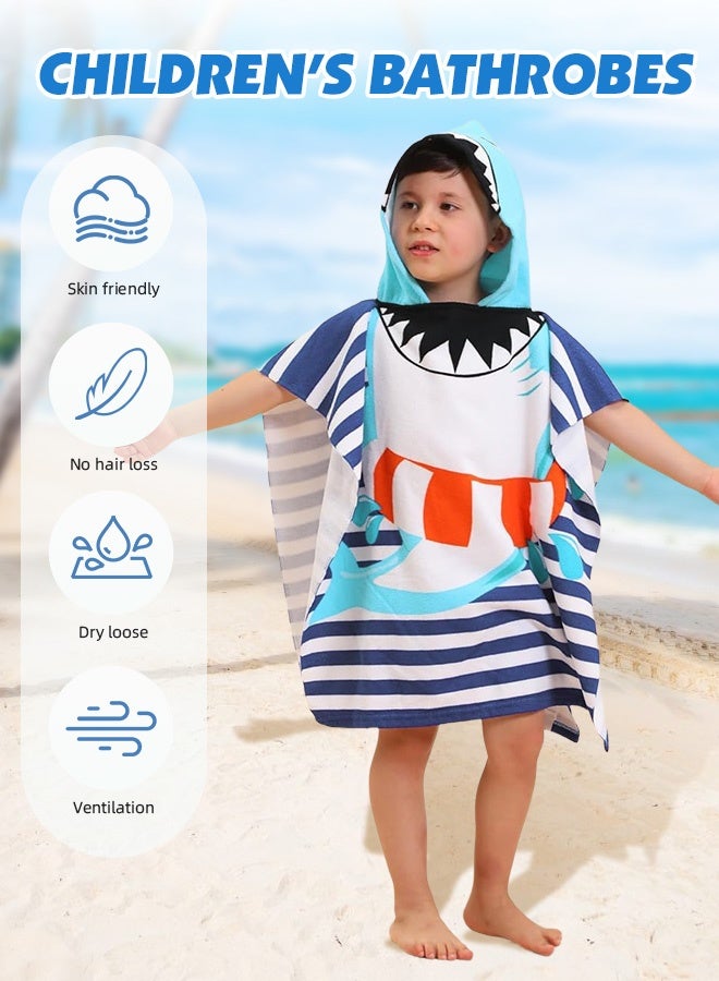 Soft Touch Toddler Pool Towel with Hood Kids Beach Towel for Boys Girls Hooded Bath Towel Wrap, Suitable for children 80-150cm tall - Image 3