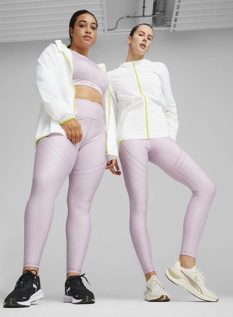 PUMA RUN ULTRAWEAVE Womens White Running Jacket - Image 1