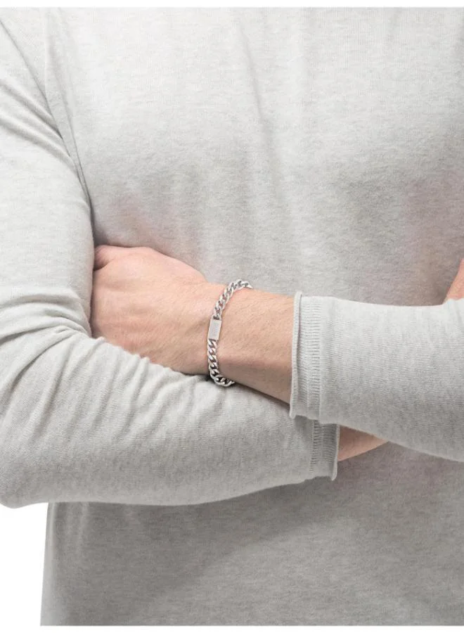 BOSS  Mens Chain Link Collection Chain Bracelet In Stainless Steel - 1580144M for Men | Best Price UAE